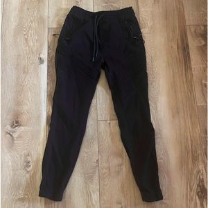 Black jogger style pants